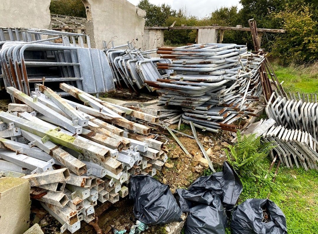 Ferraille de chantier récupération