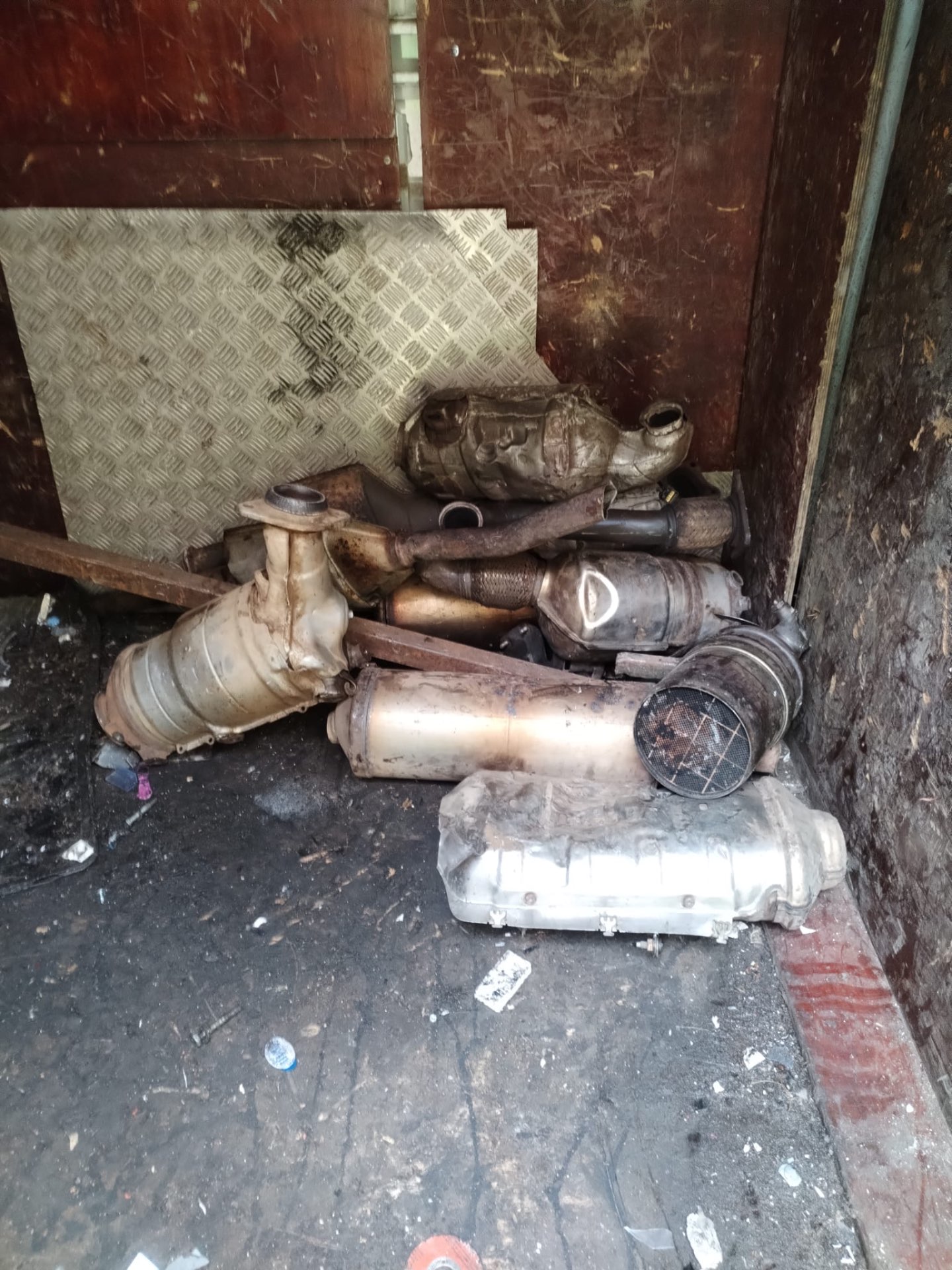 Pièces métalliques recyclage