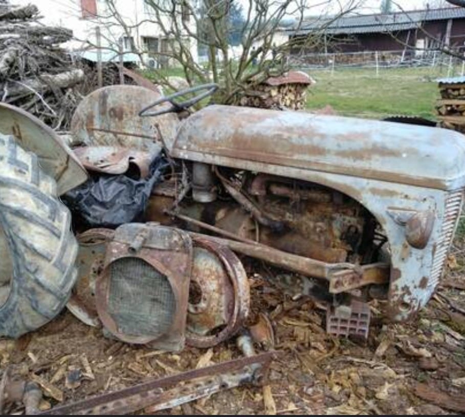 Récupération tracteur ancien